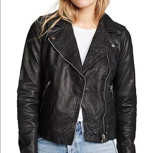 Madewell Washed Leather Motorcycle Jacket